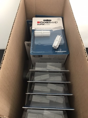 LOT OF 21 PACK SuperSlide White Closet Rod Connector, No 75651 - Bild 2 von 3