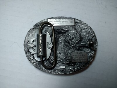 Siskiyou Buckle Co. Inc. Eagle Fly High 1991 X-92 Red Enamel Siskiyou Buckle Co. Inc. Eagle Fly High 1991 X-92 Red Enamel