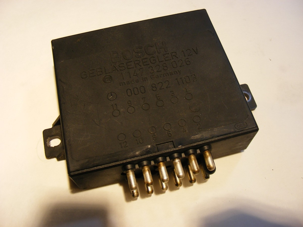 Mercedes W123 W126 Blower Motor Speed Control Unit 1147328026