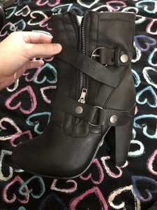 charlotte russe black ankle boots