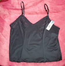 NWT - Vassarette CAMISOLE BLACK SIZE 2XL