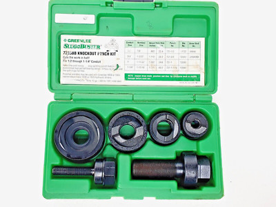 Greenlee 7235BB K.O.Locher Set, 1.3cm - 3.2cm Kanal Slug-Buster