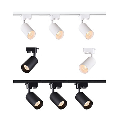 LED Schienensystem SET Spot Strahler Deckenleuchte Schienenleuchte 1-Phasen 230V