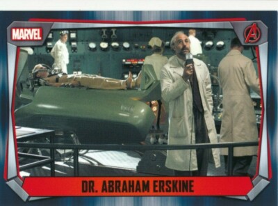 #21 DR ABRAHAM ERSKINE 2017 Topps Marvel Missions CAPTAIN AMERICA STANLEY TUCCI