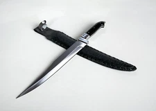 Khyber Frontier Bowie Knife 18.5" OA + Leather Sheath