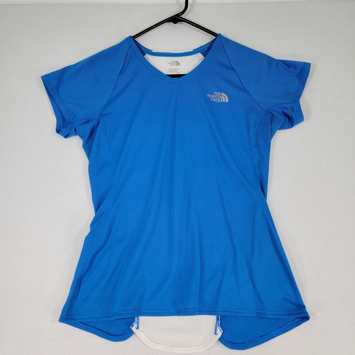The North Face Women's Small FlashDry Blue Shirt Athletic Sports