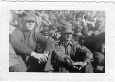 ORIGINAL VINTAGE PHOTO: Military Man Male Uniform Candid 40's 40s WW2 WWII