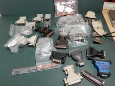 Huge Lot of 485 422 Communication Null Modem and Other Adaptors DB25 DB9 Lot