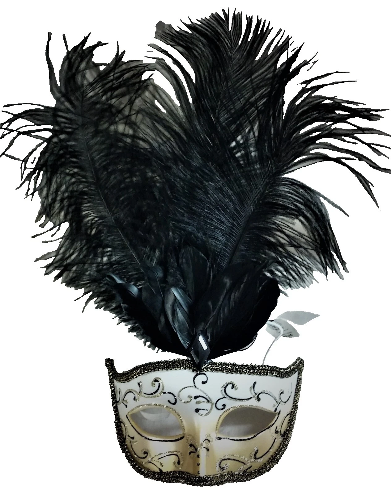 White 1920s & 1930s Costume Masks & Eye Masks