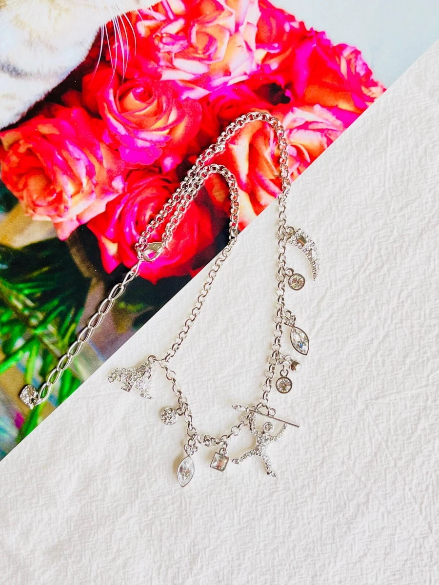 Swarovski Polar Bestiary Charms Bezel Crystals Statement Choker