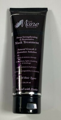 The Mane Choice Deep Strengthening & Restorative Mask Treatment 8 oz NEW!