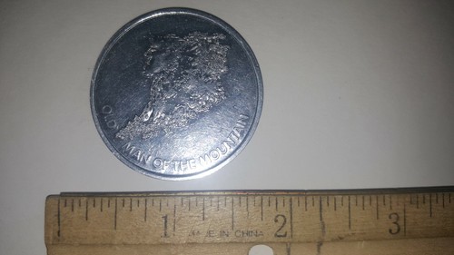 NEW HAMPSHIRE LOTTERY COIN SOUVENIR Old Man Of The Mountain New Hampshire