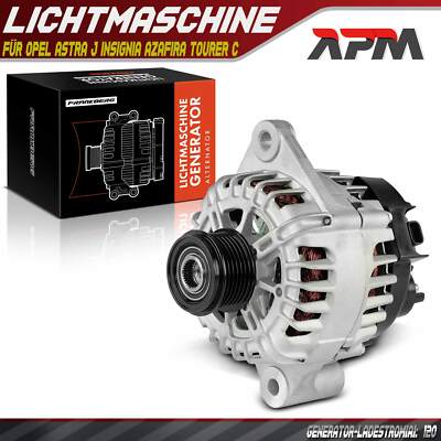 Lichtmaschine Generator 120A 14V für Opel Astra J Insignia A G09 Zafira Tourer C