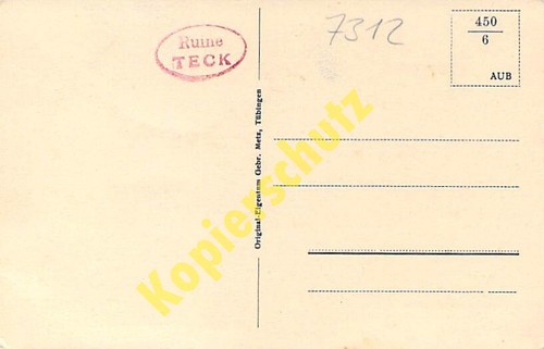 Kirchheim Ruine Teck Owen Salzmannstein Heimenstein AK Mehrbild Stempel - Bild 2 von 2