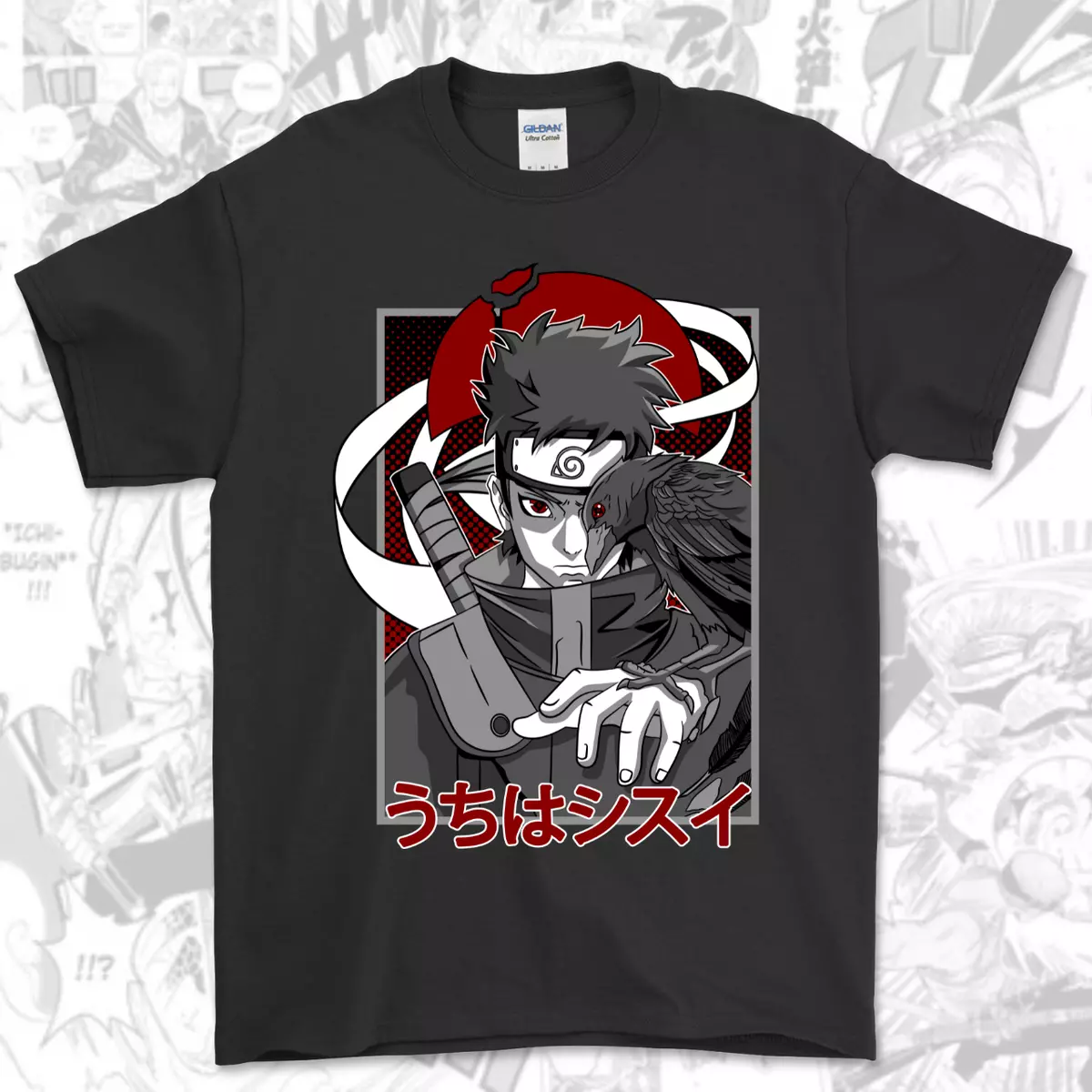 Shisui Uchiha Naruto Japanese Anime Manga Unisex Premium T-shirt