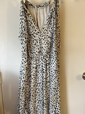 Forever 21 leopard print High Low Sleeveless Dress Size Small