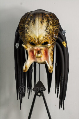 Classic Predator Latex Mask Replica Movie Prop Handmade Ware and