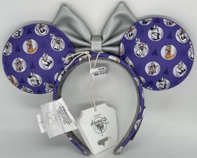 Disney 2023 Loungefly 100 Years purple Minnie Ears Headband  display picture 2