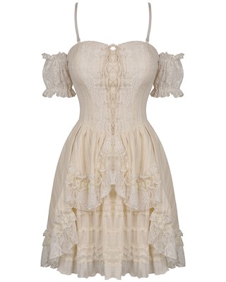 Robe Noire Mini For Love & Lemons Avec Dentelle Marguerite Et Finitions Froncées - Taille L - Neuve Avec étiquettes