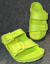 Birkenstock Kids Arizona Eva Neon Green/ Lime Sandal Slides 9C