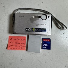 Nikon COOLPIX S6 Silver 6.0MP 3x Optical Zoom Built-in-Flash Digital Camera