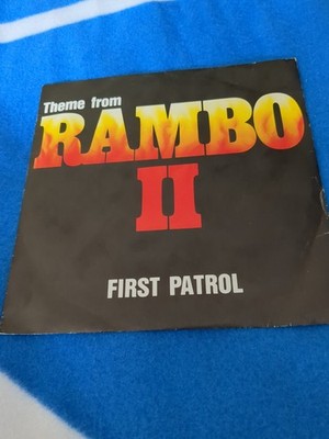 Rambo. Teil 2. Single. Sylvester Stallone. Soundtrack. First Patrol. Rarität 