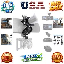 Dash Cam Mount, Universal Dash Camera Rear View Mirror Mount Holder Kit for M...