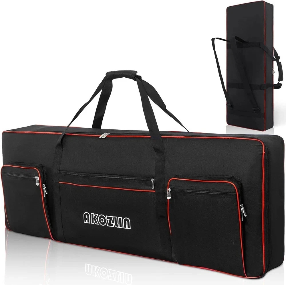 Custodia tastiera 76 tasti per pianoforte elettrico gig bag impermeabile borsa trasporto tastiera