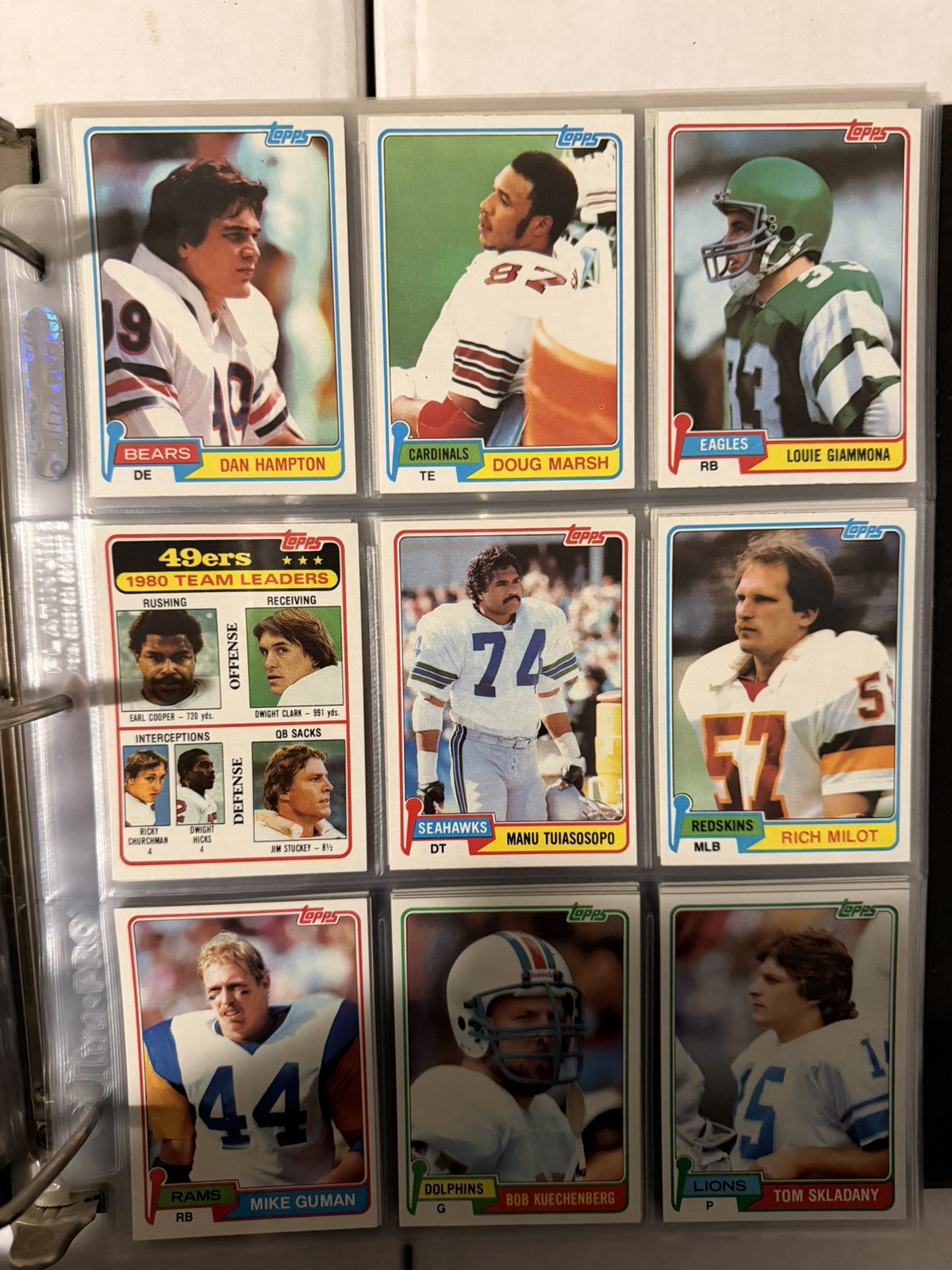 1981 Topps Football Complete Set (1-528) Joe Montana RC #216 PSA 8. Monk PSA 8 view 4