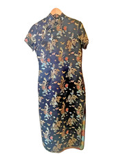 Chinese Traditional Long Sheath Dress by Yi Fang US Size 10