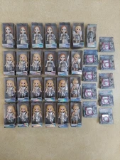 Lot of 34 Disney Princess Zuru Mini Brands 100 Platinum Tinker Bell Anna Alice