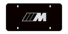 Bmw 82125b4dbe5 M Logo Marque Plate In Stainless Steel Black M