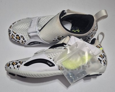Nike SuperRep Cycle Women's 6.5 Indoor Cycling Shoes White Leopard CJ0775-177