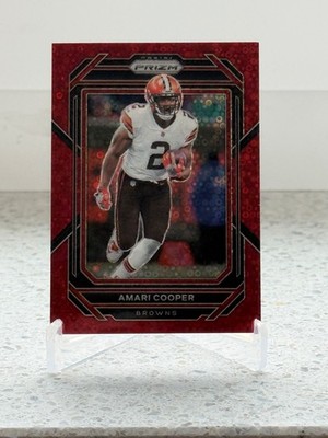 2022 Panini Prizm Amari Cooper Red Sparkle /50