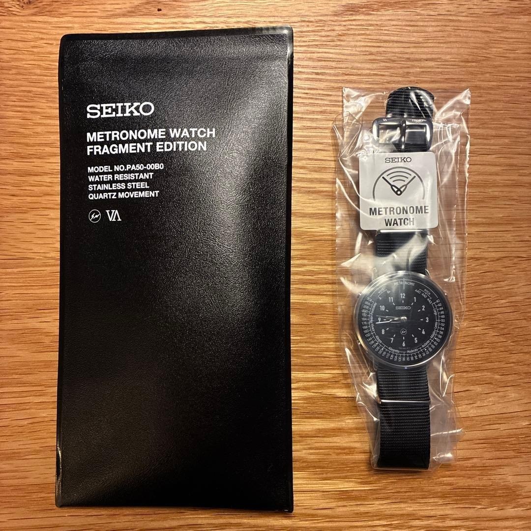 SEIKO Metronome Watch Fragment Edition Black Stainless Steel SEIKO Metronome Watch Fragment Edition Black Stainless Steel
