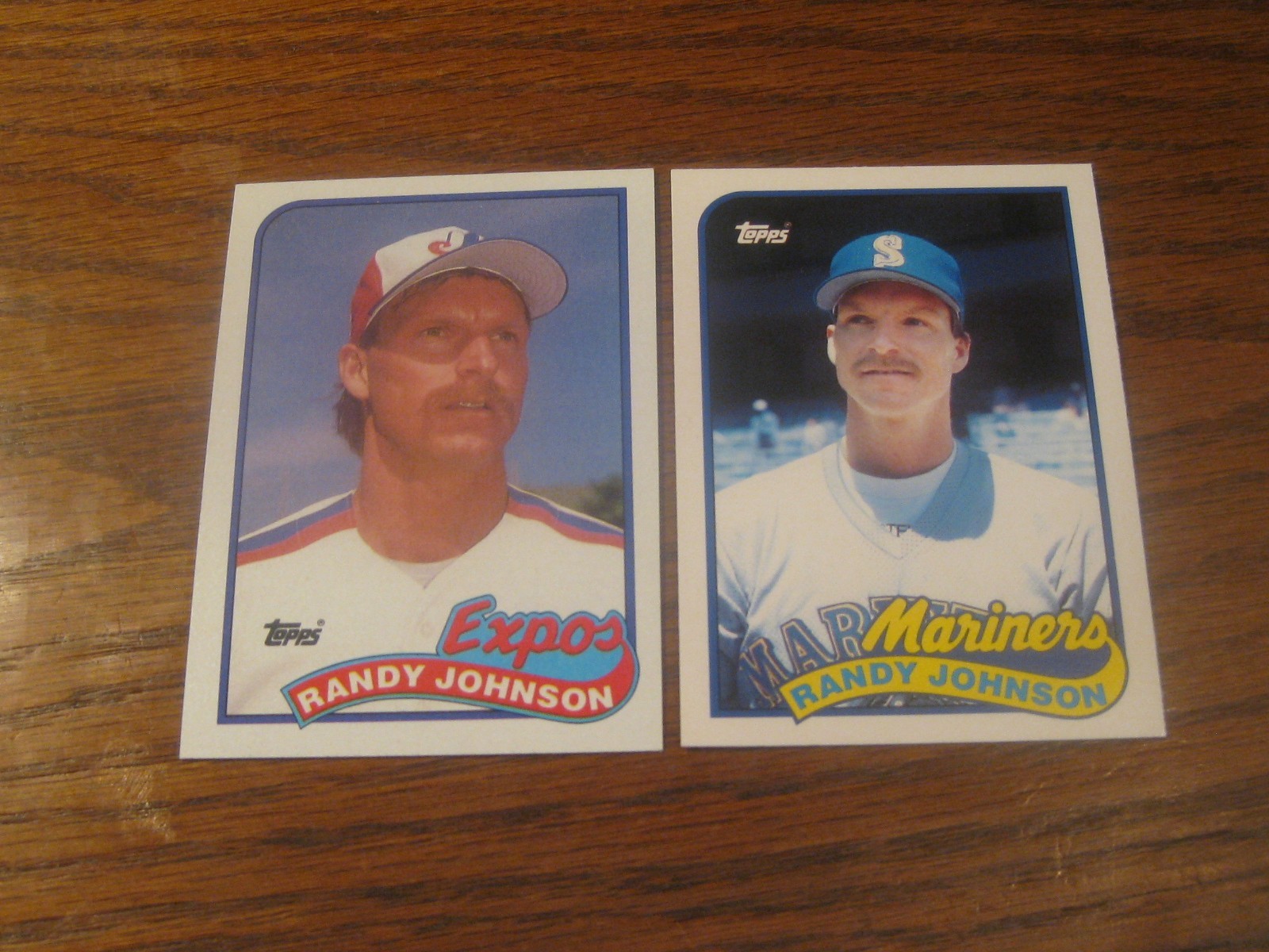 RANDY JOHNSON 1989 Topps & 1989 Topps Traded Rookie Cards | eBay