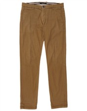 Pantalone chino uomo Zara slim EU 40 Medium W31 L33 marrone BV09