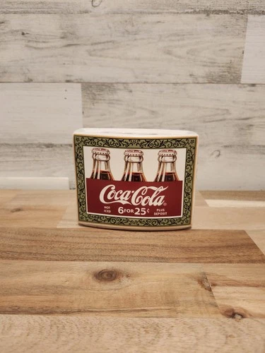 Vintage Coca-Cola Toothbrush Holder Ceramic