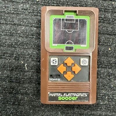 Vintage 1978 Mattel Electronics Soccer Handheld Video Game Tested Working 