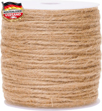 Juteschnur 3 mm 100 m Bastel Dekoration Garten DIY Naturbraun