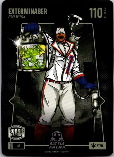 Bo Jackson Battle Arena Exterminaber Malik Nabers #145 Steel