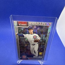 2025 Topps Series One Matt Shaw #27 Chicago Cubs Rookie 75th Anniversary