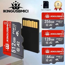Micro SD Card 64GB 128GB 256GB 512GB TF Memory Card Class 10 High Speed