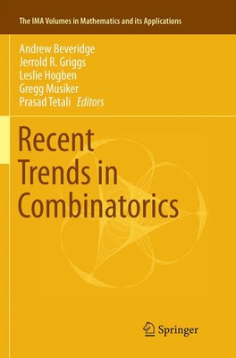 Andrew Beveridge (u. a.) | Recent Trends in Combinatorics | Taschenbuch (2018)