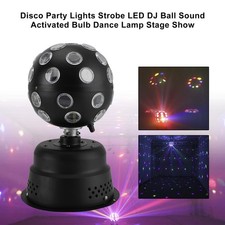 Disco Party Light Strobe LED DJ Ball Sound Activated Bulb Dance Lamp Stage Show