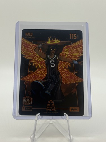 Bo Jackson Battle Arena Halo #BF-103 Angel Reese Fire Battlefoil