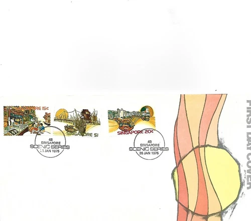 SINGAPORE  FDC 1975