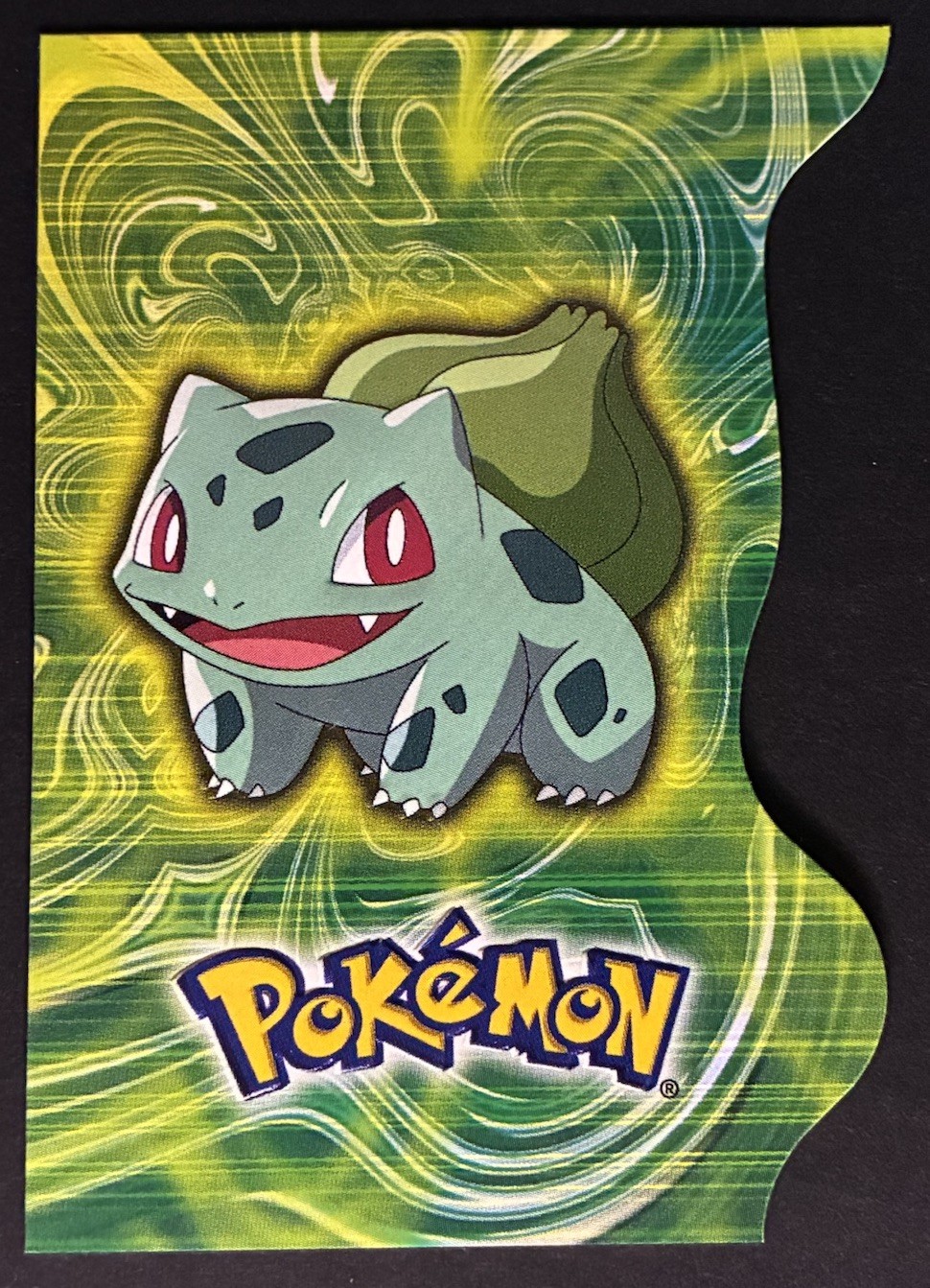 Bulbasaur Topps Pokémon Advanced Challenge Embossed Evolution Die Cut 1 of 18 NM