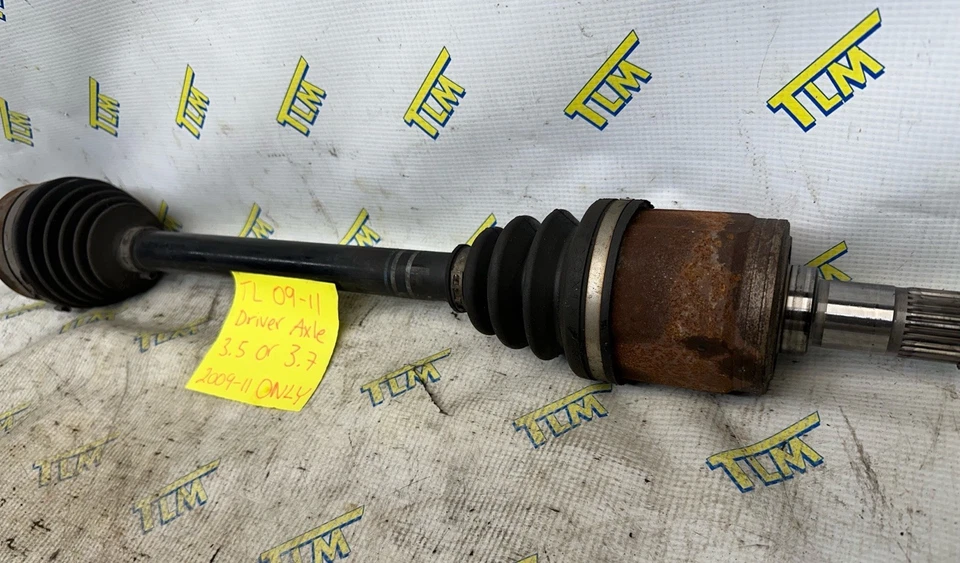 09-11 Acura TL eje delantero izquierdo conductor 3.5 3.7 eje 2009 2010 2011 10 OEM Foto 3 de 3