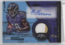 2015 Topps Fire Rookie Blue /75 Breshad Perriman #FRAP-BP Patch Auto 0d0u